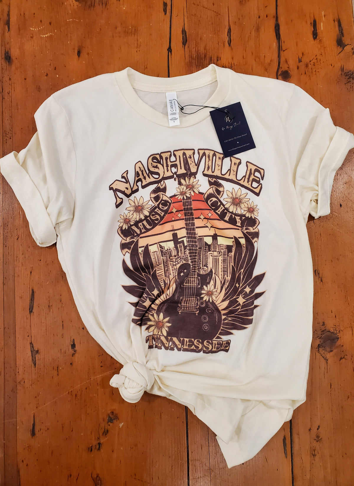 Nashville Music Tee (Cream)