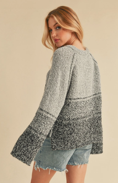 Fraya Sweater (Gray/Black) - On Mays Street