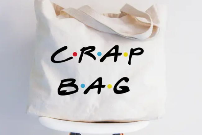 Friends Crap Bag Tote - On Mays Street