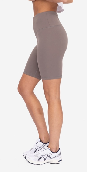 High Waist Biker Shorts (Olive) - On Mays Street