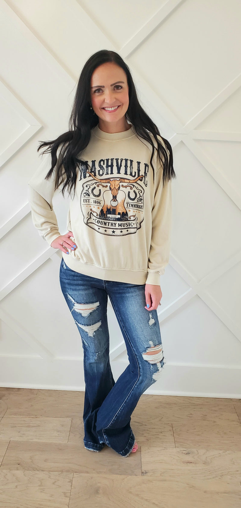 Z-Nashville Mineral Graphic Sweatshirt (oatmeal) - On Mays Street