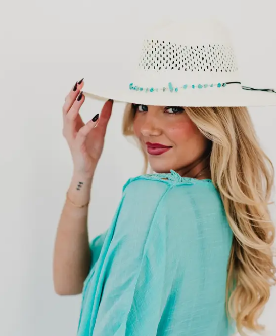 Shell Beach Western Sun Hat - On Mays Street